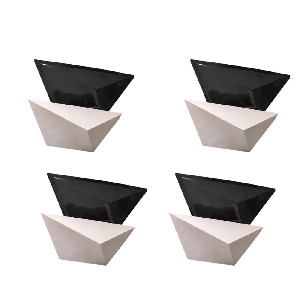 4 Forma 3D Modelo Trapézio Molde 3D Para Gesso e Cimento 45x23 ABS 1 MM