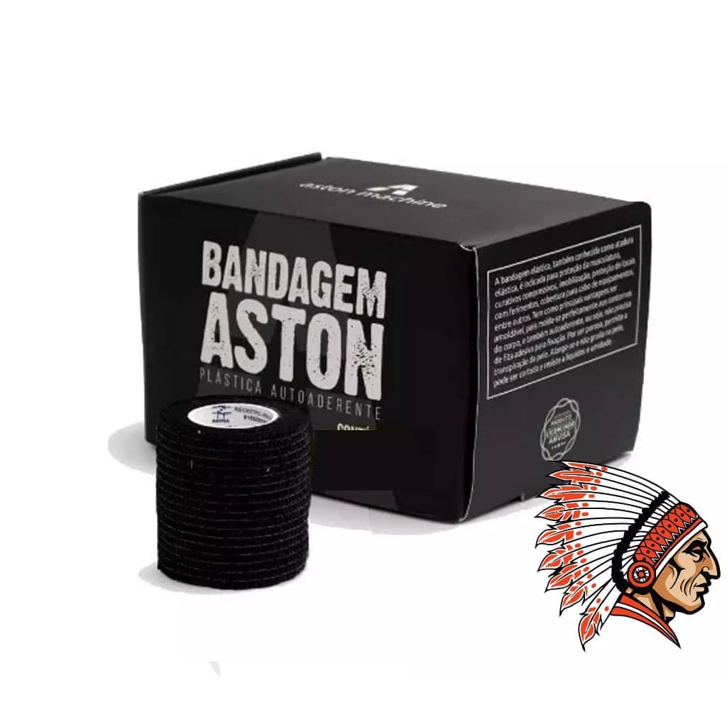 Caixa 12 unidades Bandagem Auto Adesiva 5cm x 5 mts Profissional Tattoo