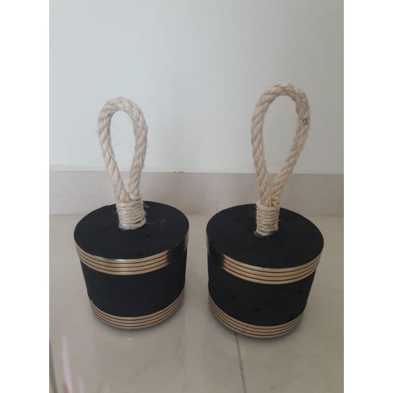 kit com 2 pesos de porta,decoraçao, rustico,enfeite,aparador de porta