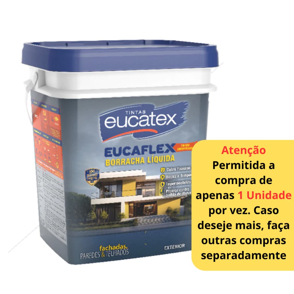 Borracha Líquida Impermeabilizante Eucaflex Bd 20L