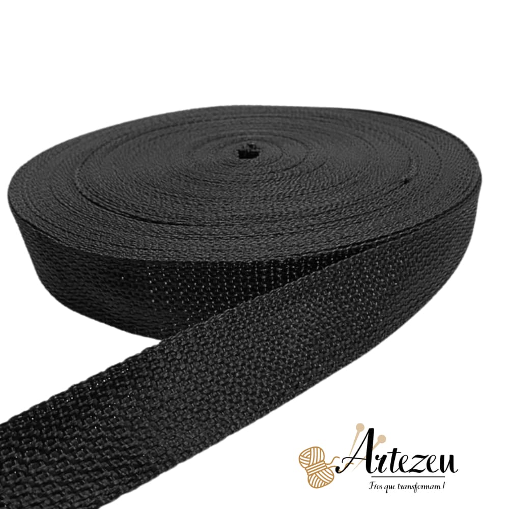 Fita CBR para Bolsas e Mochilas 25, 30 ou 40mm - 1, 3 ou 5 Metros - 100% Polipropileno