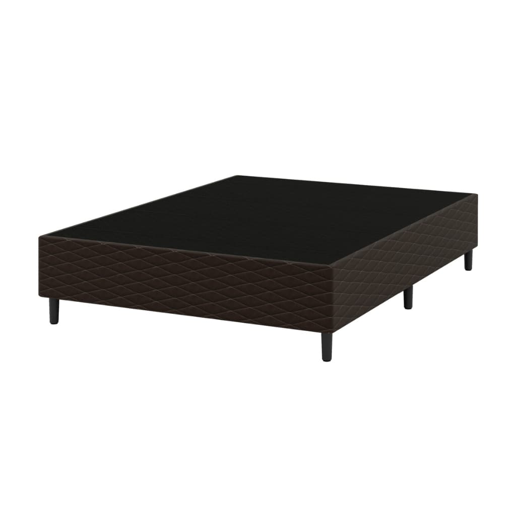 Base Cama Box Casal Marrom Sue Umaflex 138x188x38 Base Box para Colchão Casal