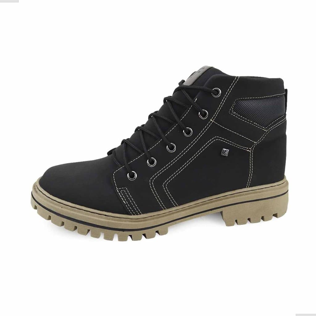 BOTA MASCULINA MUITO CONFORTAVEL E ESTILOSA COTURNO PARA DIA A DIA OU TRABALHO