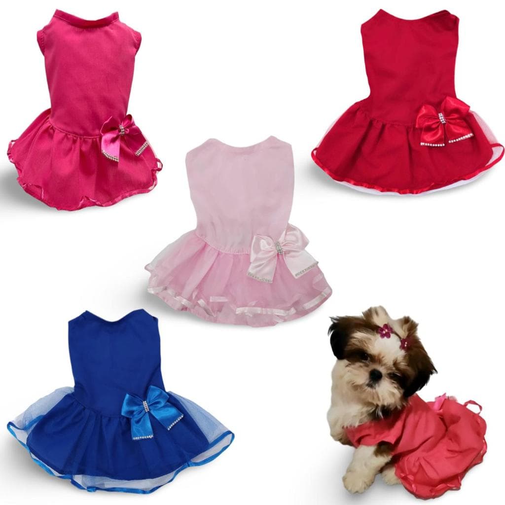 Roupinha De Bailarina Para Gato Cães Cachorro de Pequeno Porte Vestido Pet
