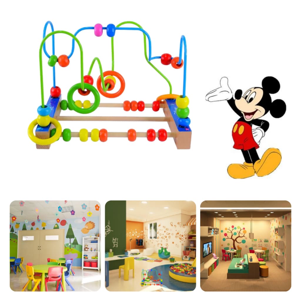 Aramado Divertido Pedagógico Mickey Crianças À Partir 4 Anos