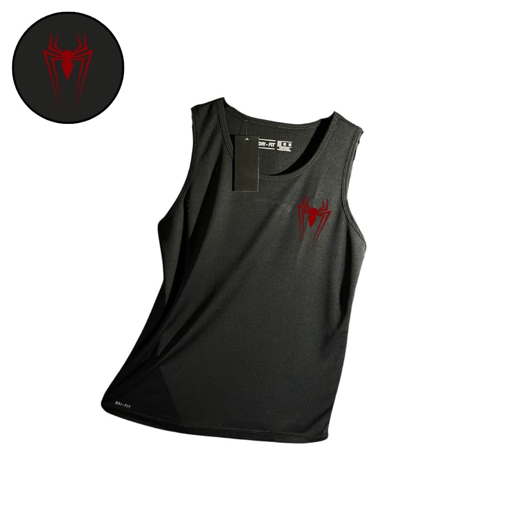 Regata Dry-Fit Masculina - ARANHA - Academia Corrida Crossfit Skate Basquete