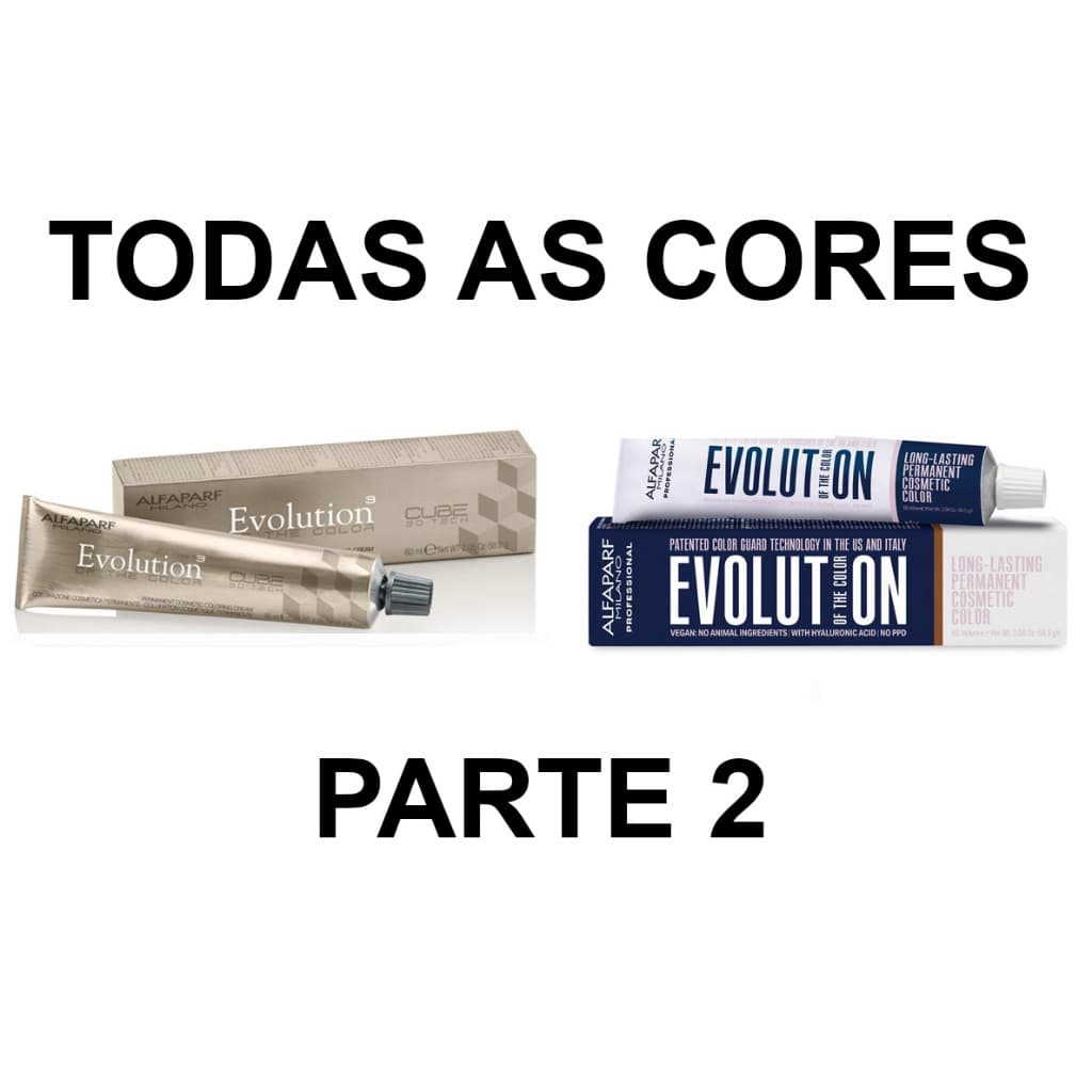 Coloração Alfaparf - TODAS AS CORES - PARTE 2 - Tintura Evolution Of The Color Cube 60g