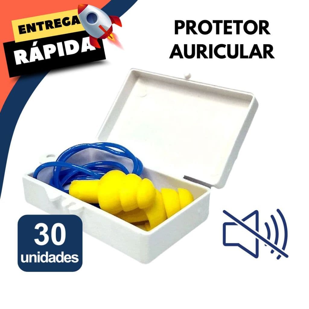 Kit 25/30 Protetor Auricular Plug Anti Ruído Silicone Confortável Natação Crianças Obra