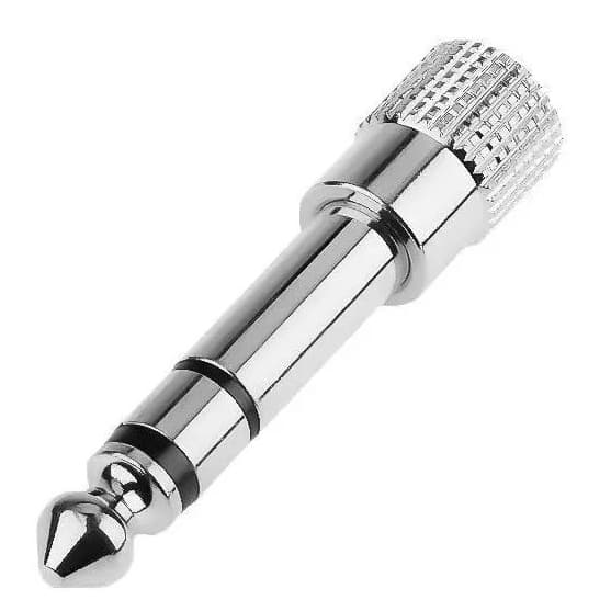 Adaptador Plugue P2 Estéreo / P10 Estéreo Macho -- Metal