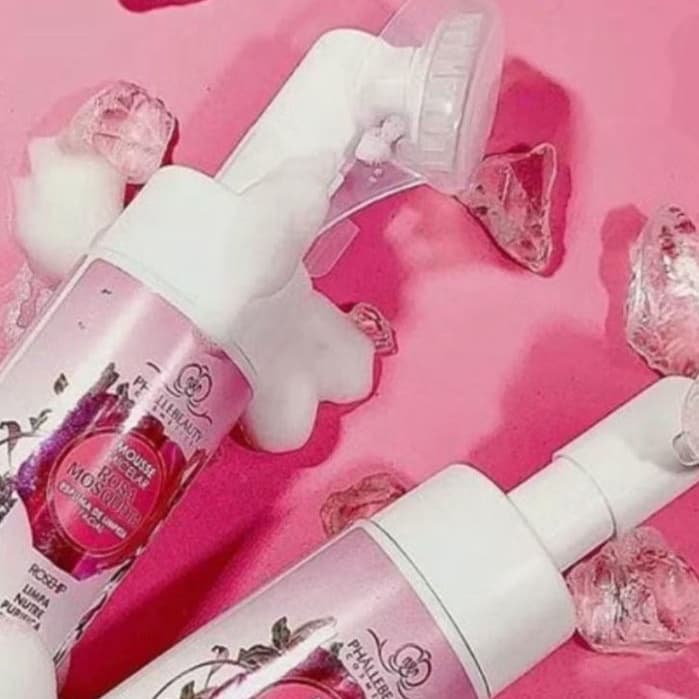 Mousse Micelar Rosa Mosqueta PhálleBeauty Mousse limpeza facial