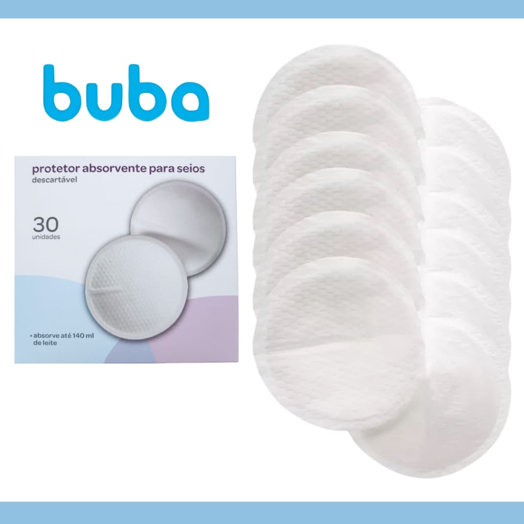 Absorvente Descartável para Seios Buba amamentação protetor de peito