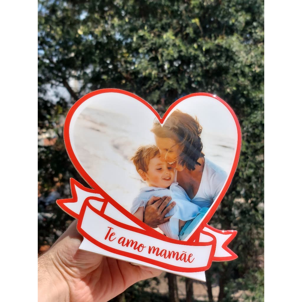 Placa decorativa resinada personalizada