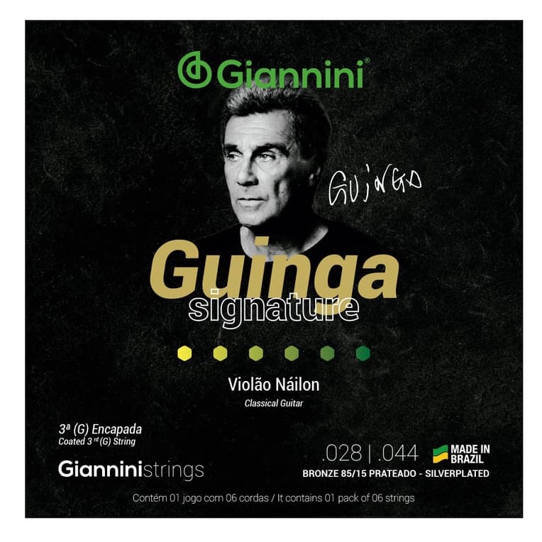 Encordoamento P/ Violão Náilon Giannini Guinga - SSCGG