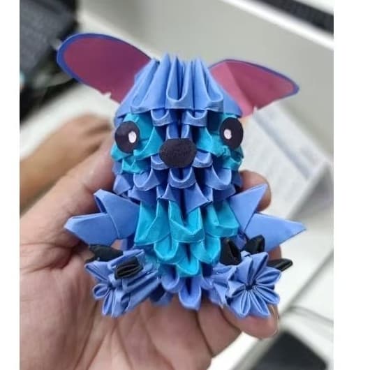 Origamis 3D Diversos | Abelhinha, Stitch e Seu Madruga | Personalizado | Lembrancinha | Presente