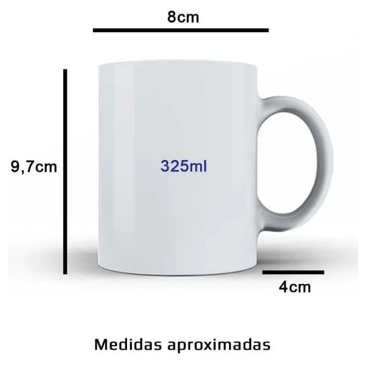Caneca xicara porcelana Branca ideal para SUBLIMAÇÃO