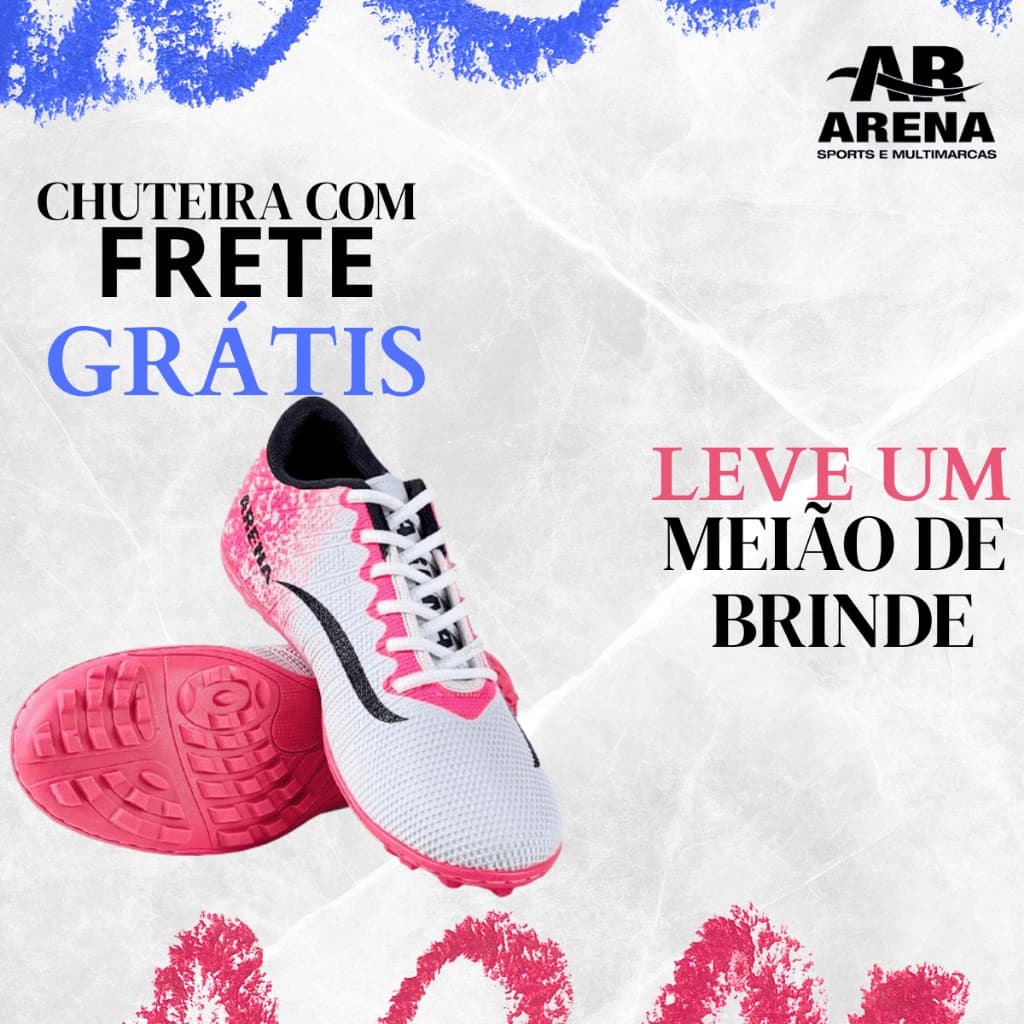 Chuteira Masculina Feminina Futebol society grama sintetica envio rapido adulto