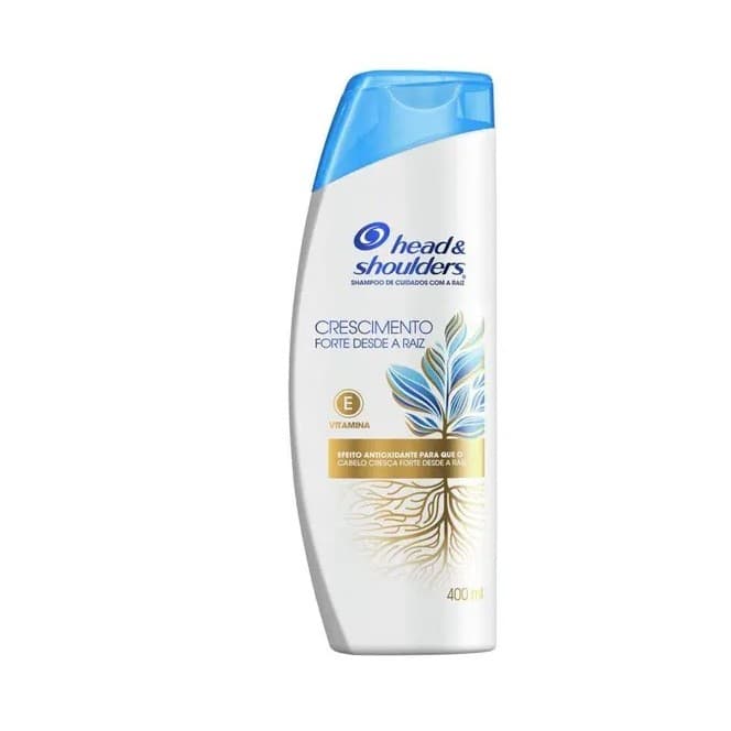Shampoo Head & Shoulders Crescimento Forte Desde a Raiz Vitamina E 400ml