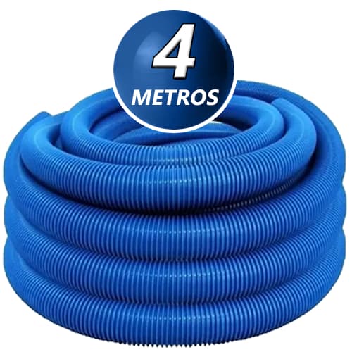 Mangueira para piscina flexivel e flutuante com 4 metros