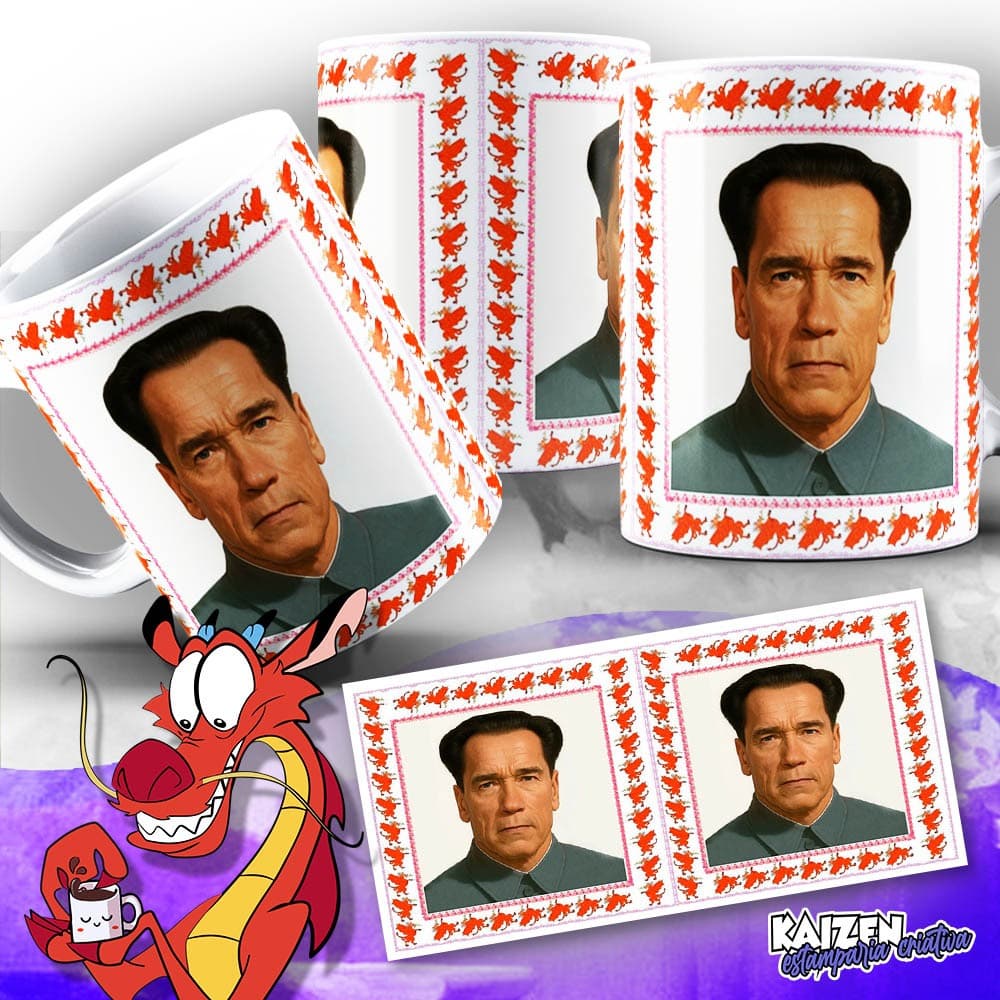 Caneca Meme - Arnold Tsé China - Cerâmica
