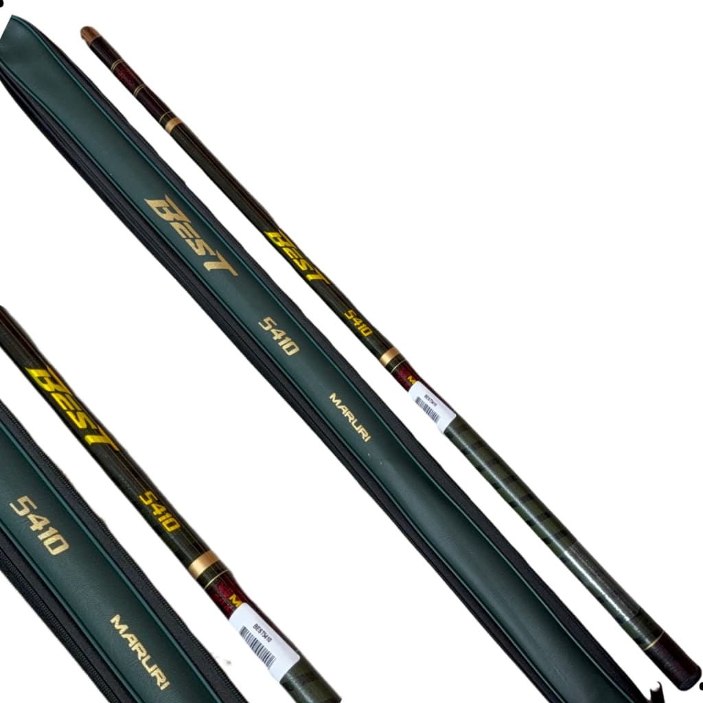 VARA TELESCOPICAS DE PESCA 100% CARBONO BEST 5,40M MARURI