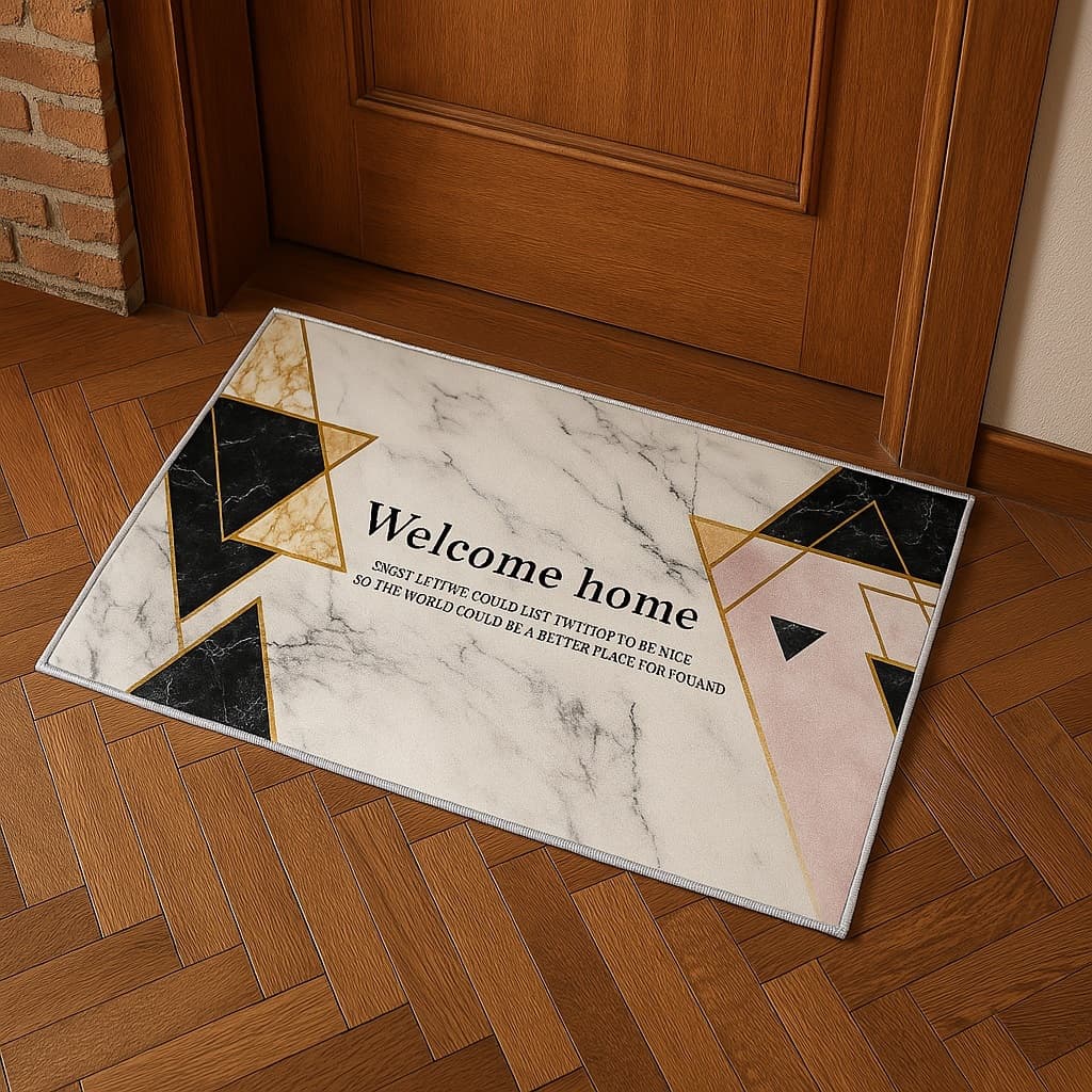 Tapete Emborrachado Porta de Entrada Capacho Bem-vindo 60x40 Várias Estampas