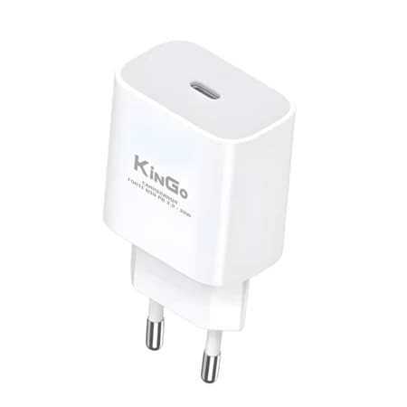 Fonte Carregador Celular Kingo USB C 20W Turbo