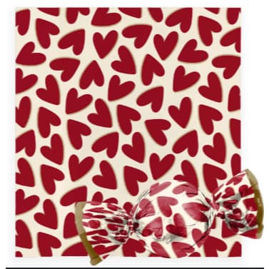 Papel Trufa 15,5x14,5 - L'Amour - 100 unidades - Cromus