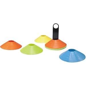 Kit Funcional 20 Chapéu Chinês Cones Demarcatório para Agilidade Circuito Esportivo Motora Liveup Sports