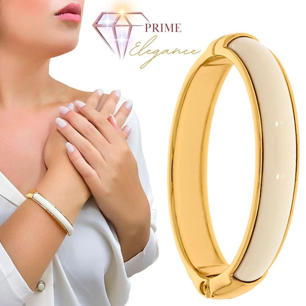 Bracelete Banhado a Ouro Detalhe Acrílico Cores Qualidade Premium - Modelos Variados