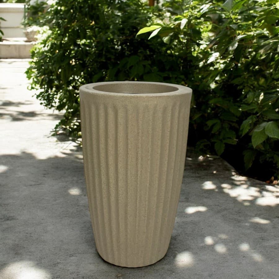 Vaso de planta modelo coluna Romana  35x25 para casa e jardim tratamento UV em polietileno