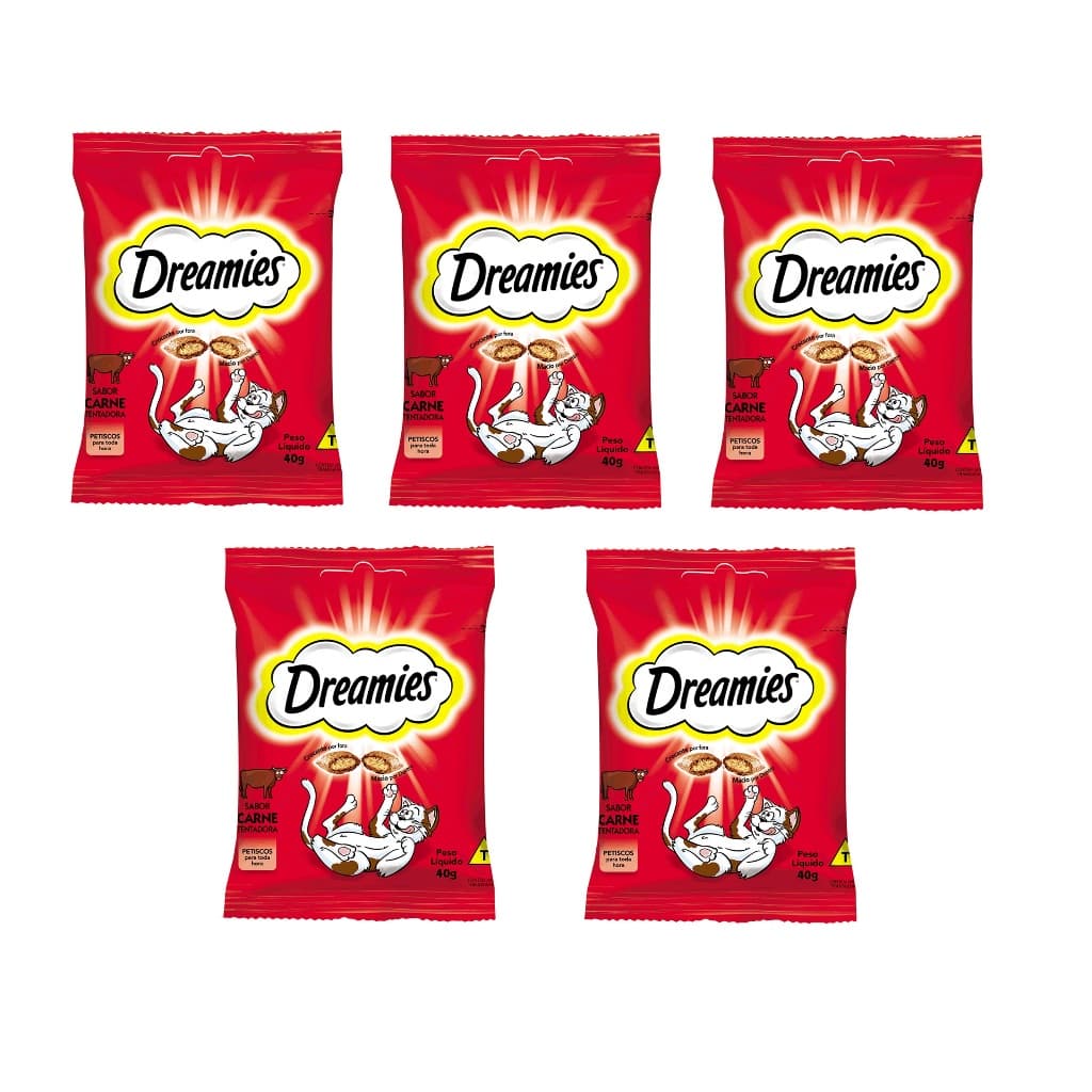 Petiscos Dreamies para Gatos 40g