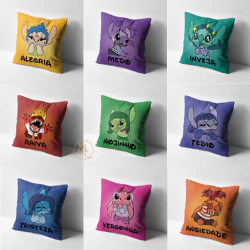 Capa De Almofada Estampada Com Zíper Humor Divertidamente Personalizada Para Sala e Quarto 01 Peça infantil