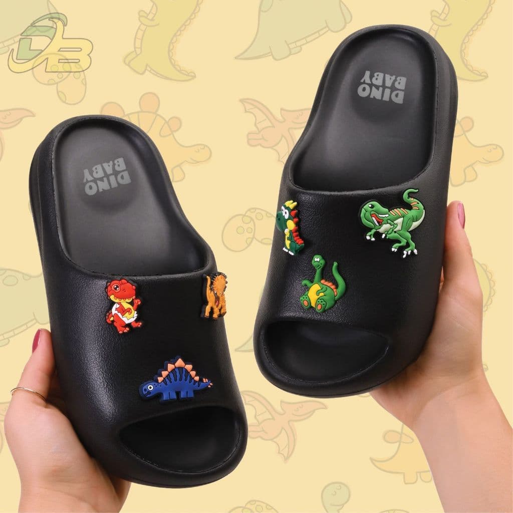 Chinelo 100% EVA Infantil Dino Baby ORIGINAL Dinossuros Confortável Promoção