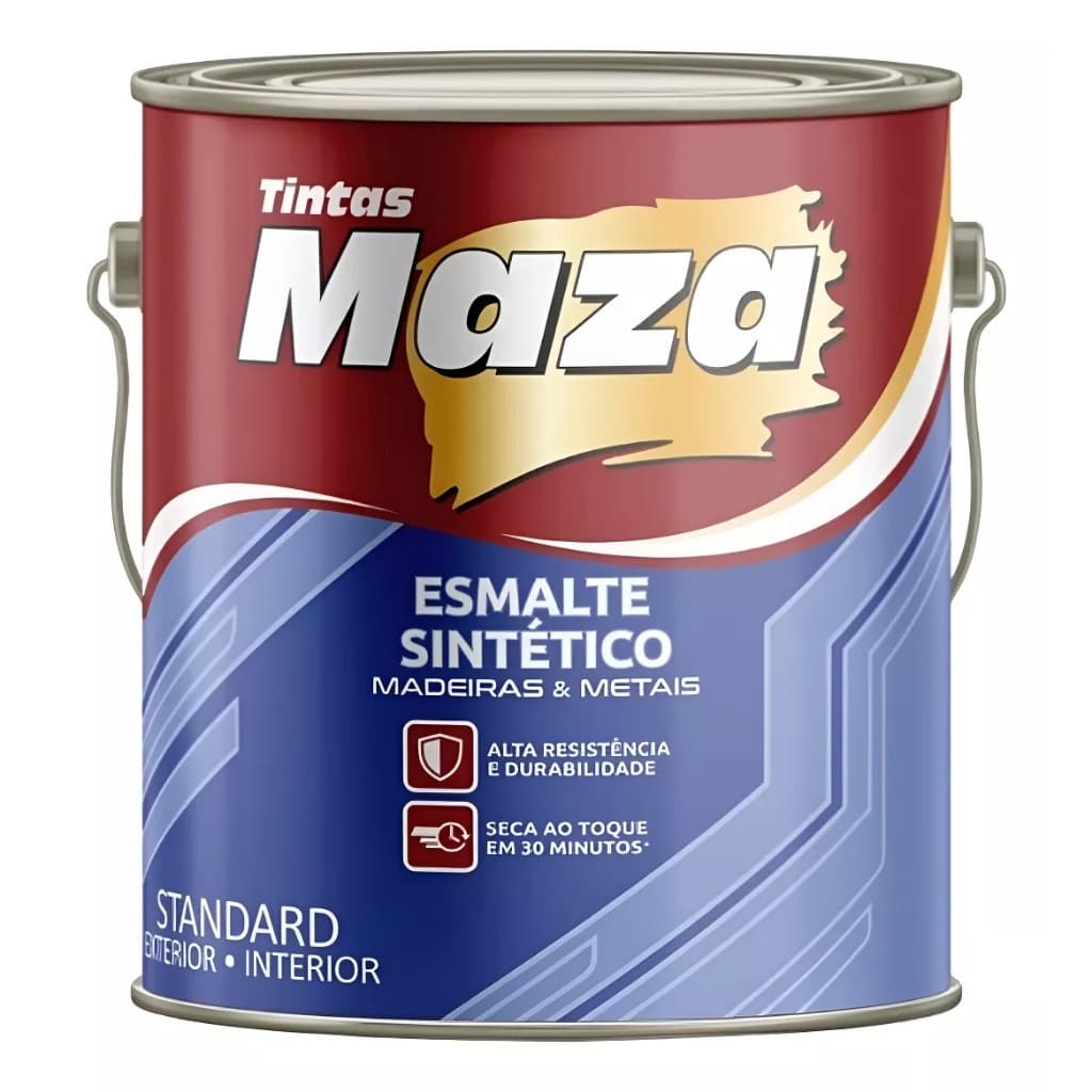 Tinta Esmalte Sintético Brilhante Maza 3.6L Madeira e Metal