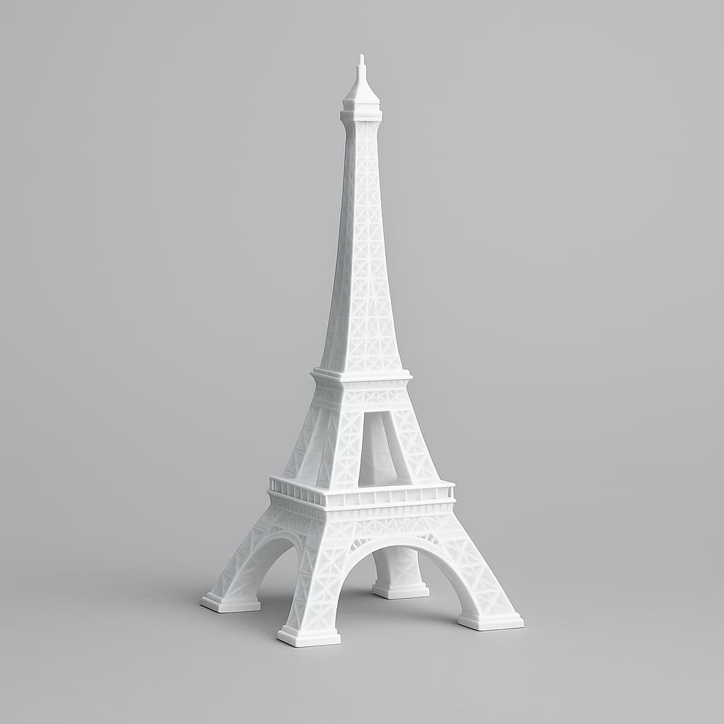 Torre Eiffel Decorativo – Estátua Minimalista 12cm para Decoração de casa/quarto/escritorio/homeoffice/sala Elegante