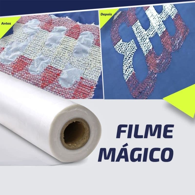 ENTRETELA FILME PLÁSTICO TERMOSOLUVEL 30cm largura x 1metro