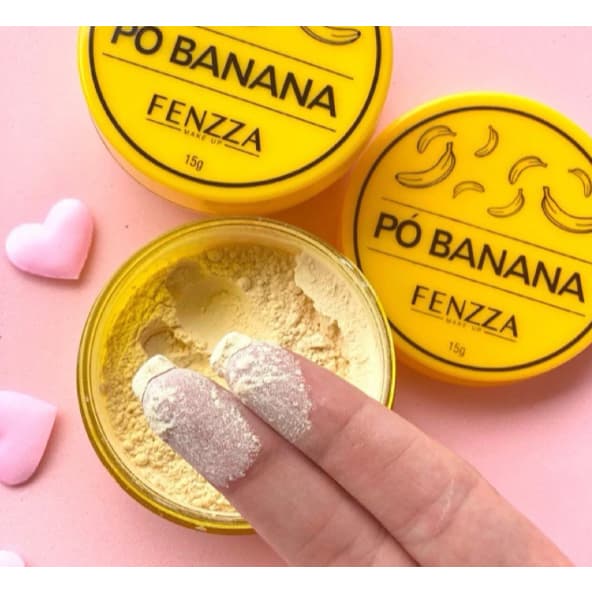 Pó Banana Fixador Translucido Finalizador - Fenzza ENVIO IMEDIATO