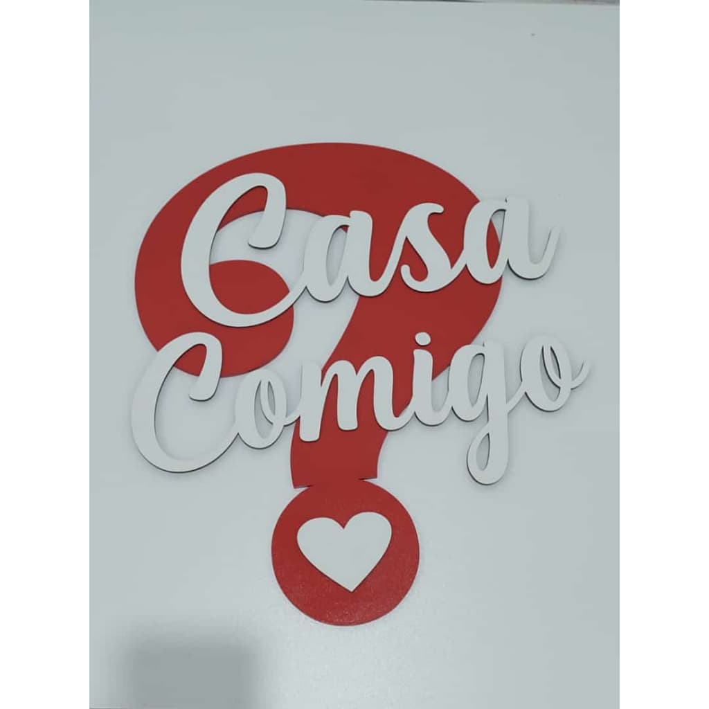 Casa Comigo em mdf