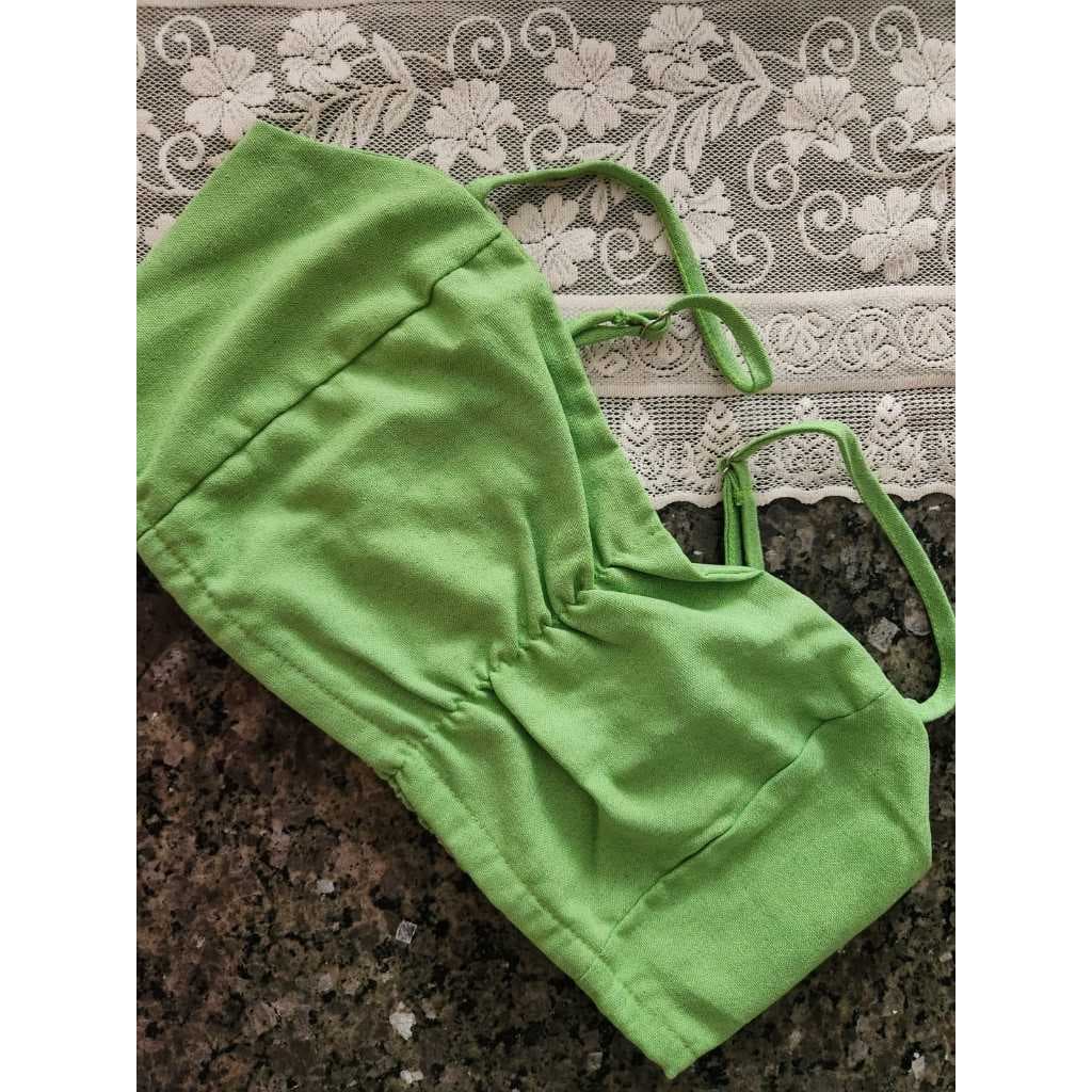 Top Verde Franzido