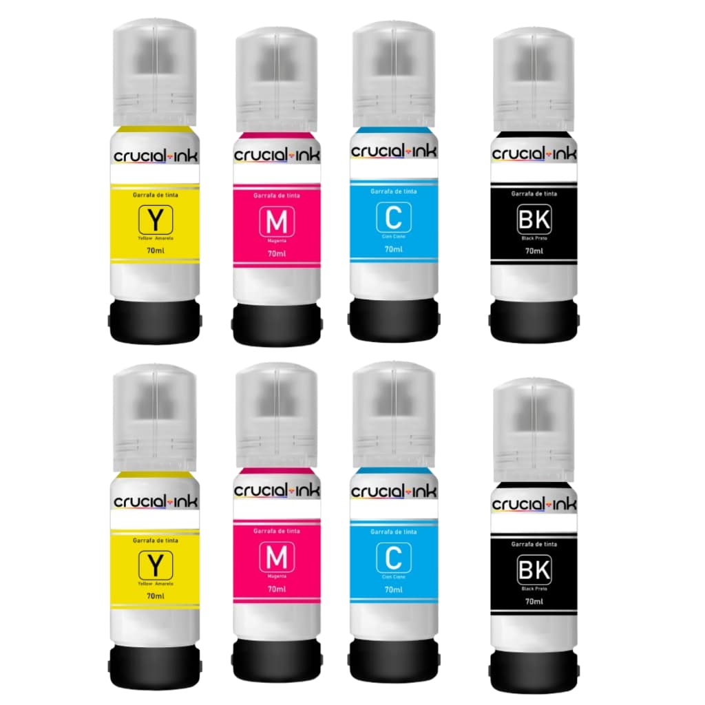 Kit 8 Tintas Compativel Para Epson L3250 L3150 L3110 L3210 L5290