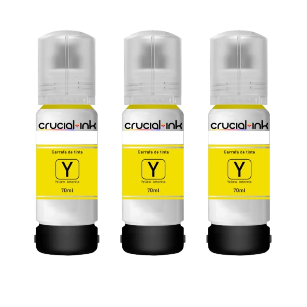Kit 3 Tintas Amarelo  Para EpsonColor l4250 4160 4150 L4260 L6270
