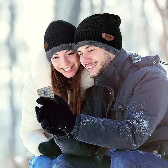 Touca Forrada Unissex Gorro Quentinho Inverno Masculino/Feminino