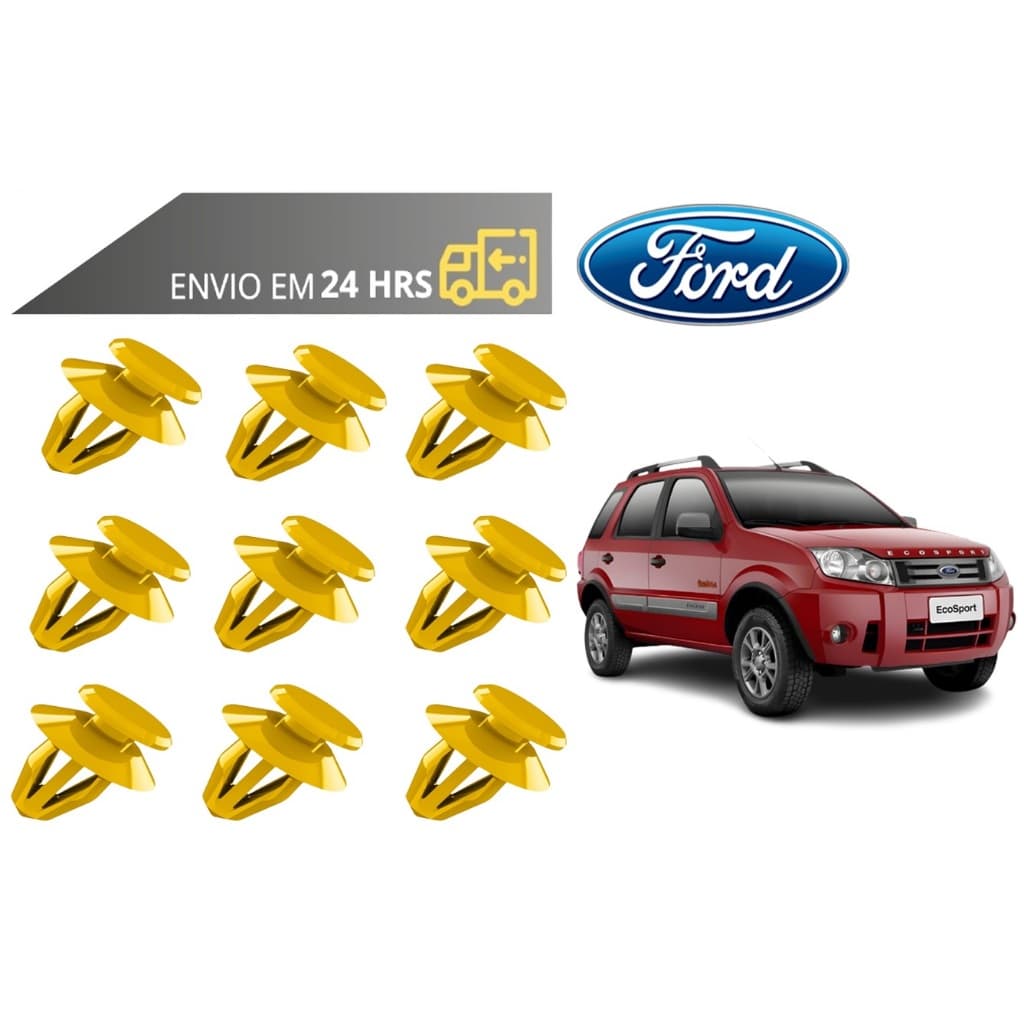 Grampo Presilha Forro da Porta Ford Ecosport 2003 a 2013
