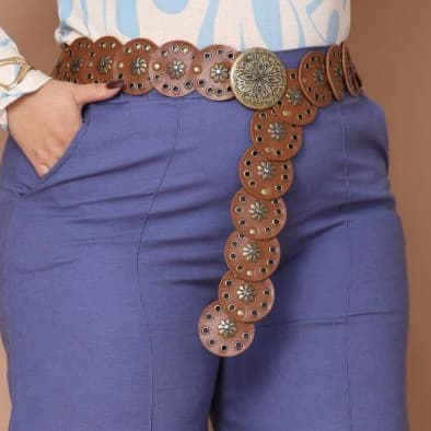 CINTO BOHO COM FIVELA TENDENCIA