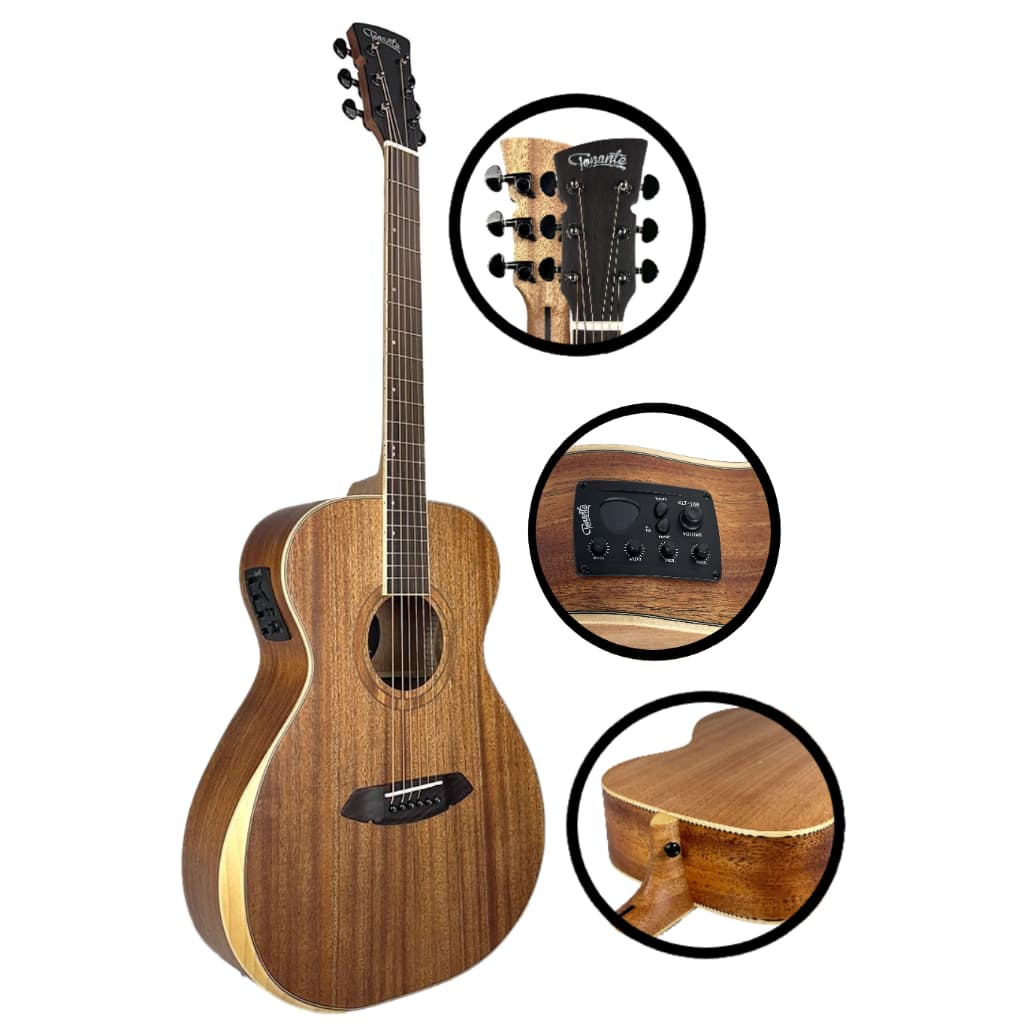 Violão Tonante Elétrico EQ 4 Bandas Quartzo 40" - VGAQ1954N40 - Fosco