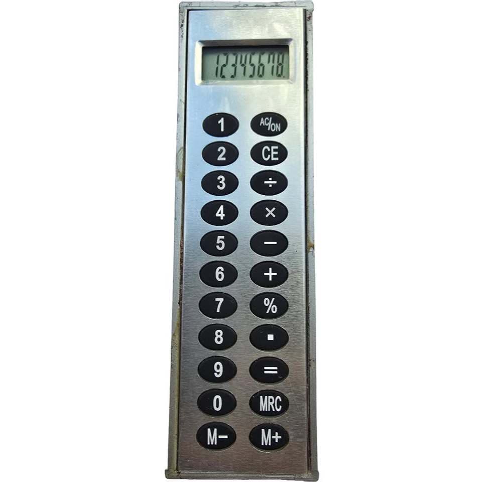 Calculadora Financeira Prática — Ideal para Cálculos do Dia a Dia! portátil & vintage (p/ coleção)