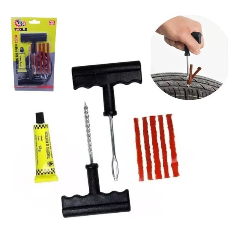 kit de reparo de pneu 8 em 1 FBG