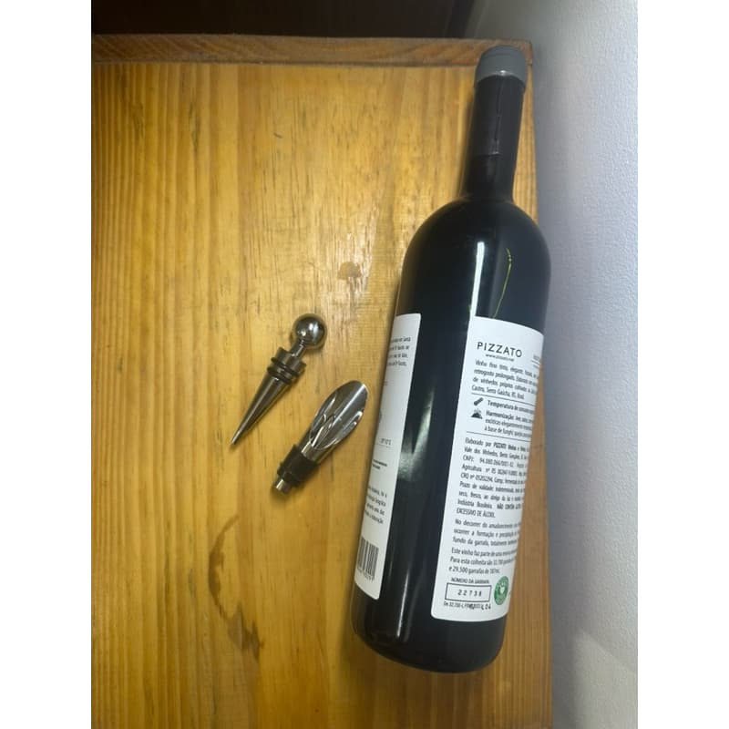 Tampa para garrafa antivazamento de Licor rolha Inox e bico dosador inox