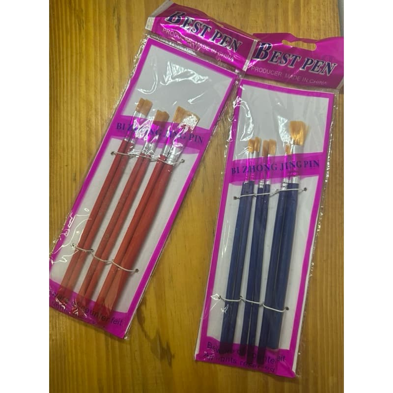 Kit de Pincel Para Pintura Artística Com 6 PCs, desenhar, guache, pintura Arte