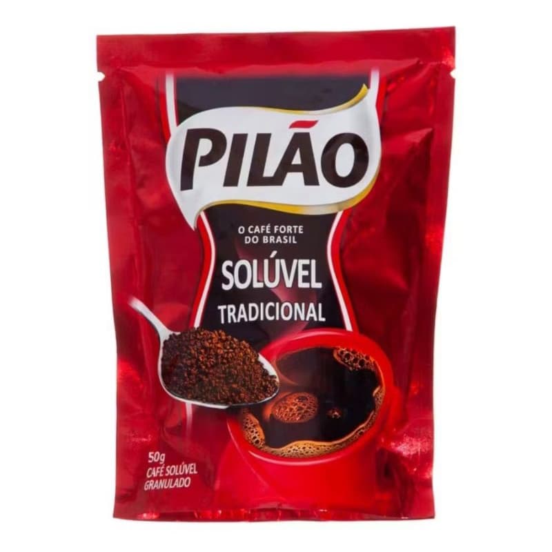 Kit 3 Unidades Café Pilão Solúvel 40g sachê